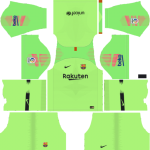 DLS Barcelona 512×512 Dream League Soccer Goalkeeper Away Kits
